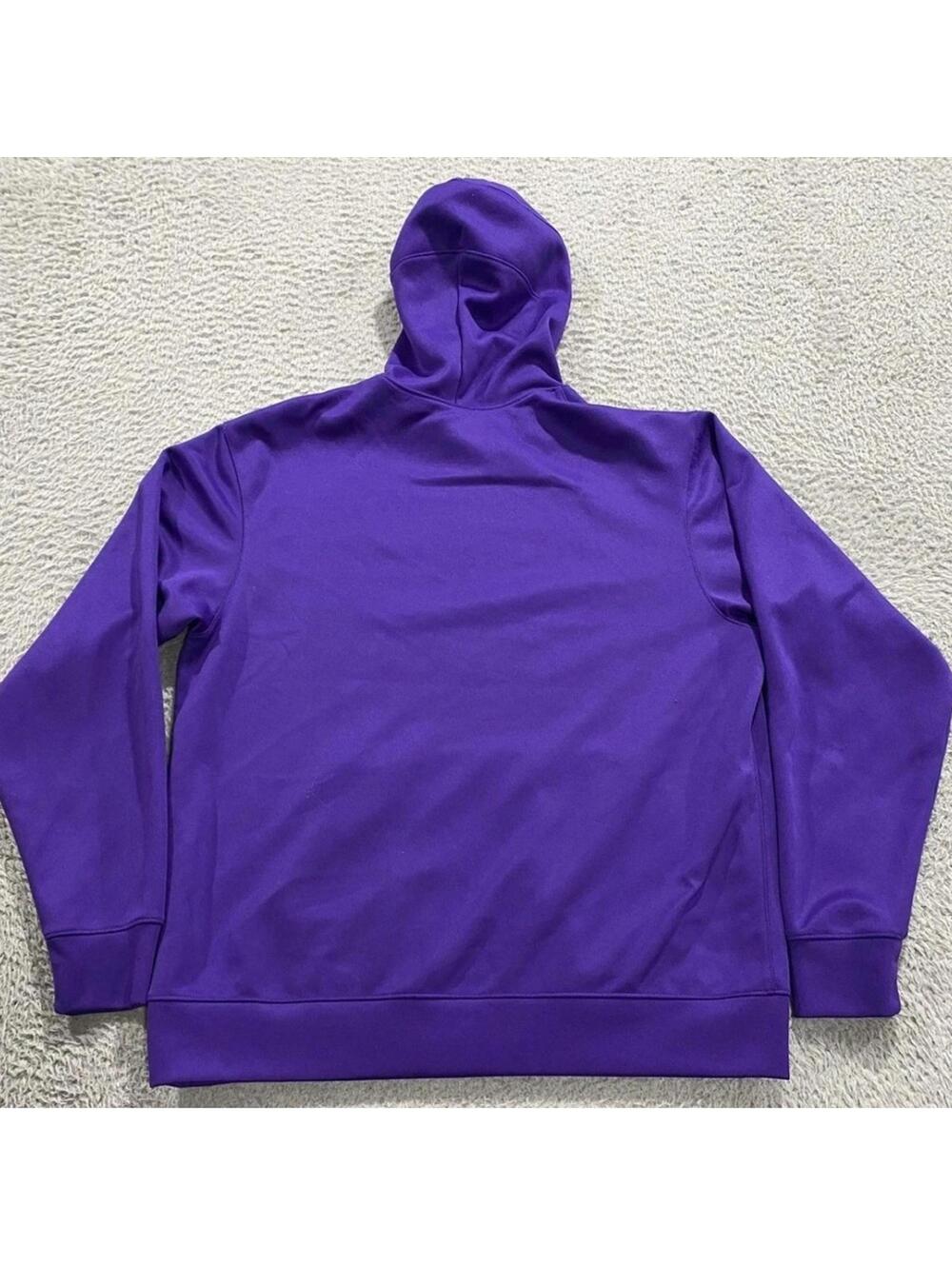 Los Angeles Lakers Hoodie Purple NBA Basketball Nike DRI-FIT | Kids Large 14-16 - Picture 12 of 12